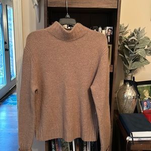 J Crew camel colored sweater